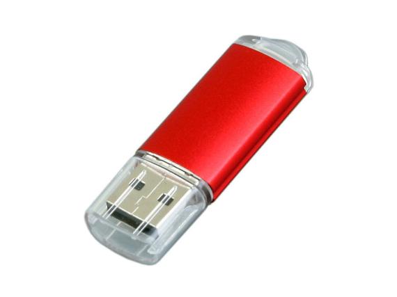 USB 2.0- флешка на 4 Гб с прозрачным колпачком