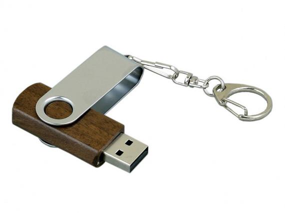 USB 2.0- флешка промо на 4 Гб с поворотным механизмом