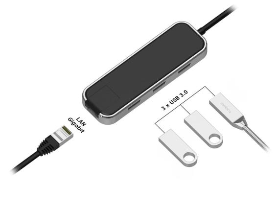 Хаб USB Type-C 3.0 «Chronos»