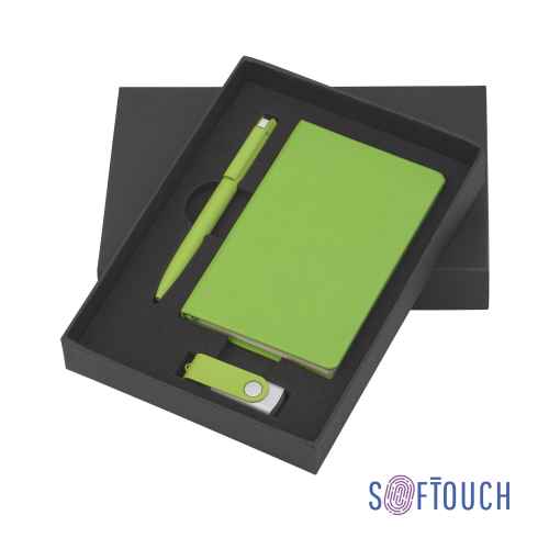 Подарочный набор "Сорренто" с блокнотом А6, покрытие soft touch
