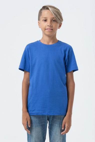 Футболка детская Regent Fit Kids, ярко-синяя, на рост 130-140 см (10 лет)
