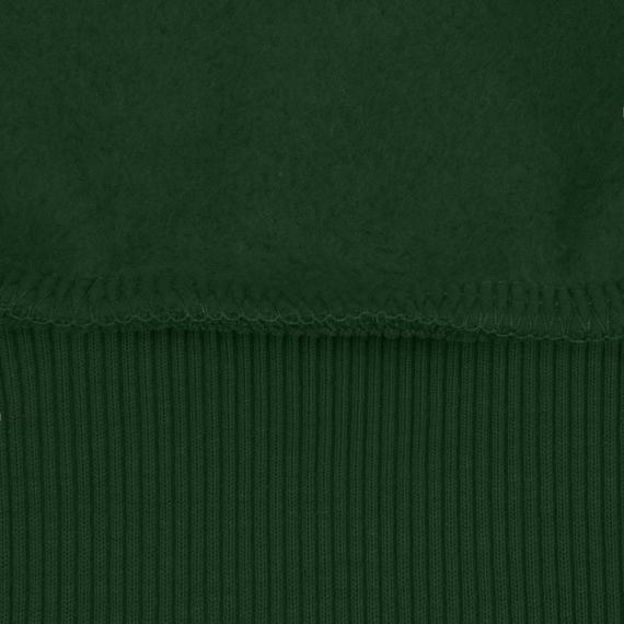 Толстовка на молнии с капюшоном Siverga 2.0 Heavy, темно-зеленая, размер XS