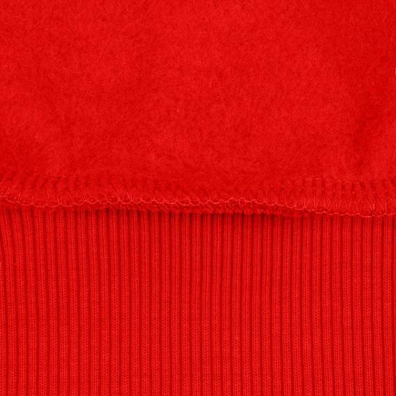 Толстовка на молнии с капюшоном Siverga Heavy, красная (алая), размер 4XL