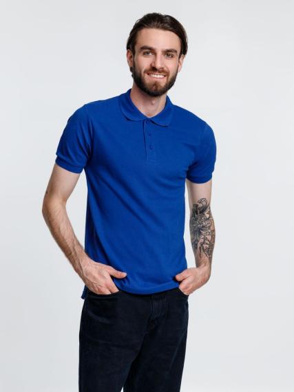 Рубашка поло мужская Adam, ярко-синяя, размер XL