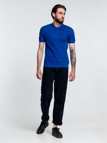 Рубашка поло мужская Adam, ярко-синяя, размер XXL