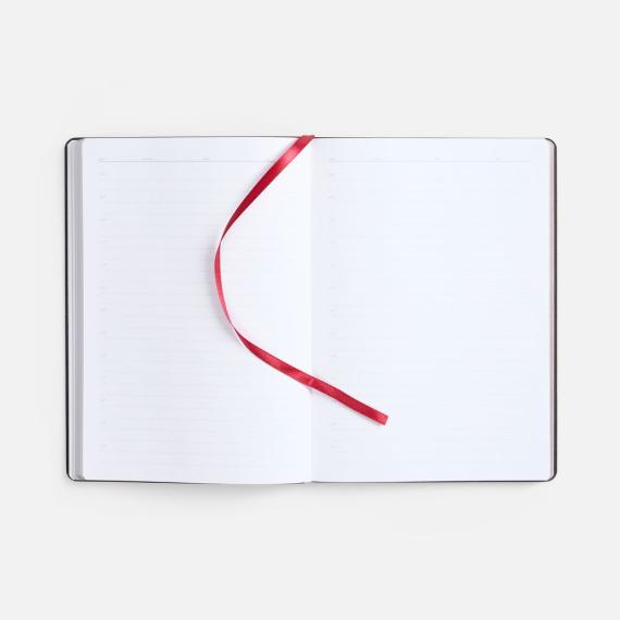 Ежедневник Nebraska Flex, недатированный, бордовый с золотистым