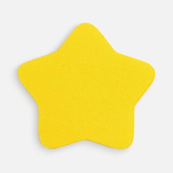 Наклейка тканевая Lunga Bial, M, желтая