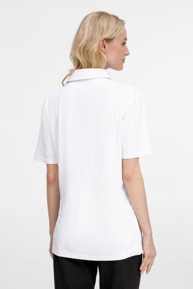 Рубашка поло унисекс Senti, белая, размер S