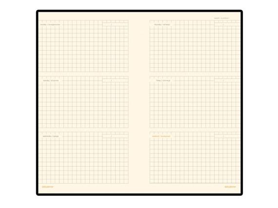 Еженедельник недатированный А6 «Metropol»