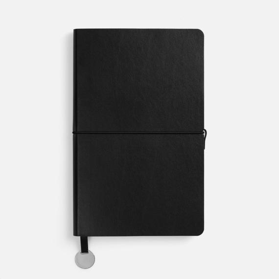 Ежедневник Waltz, недатированный, черный