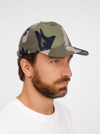 Бейсболка Buffalo зеленый камуфляж