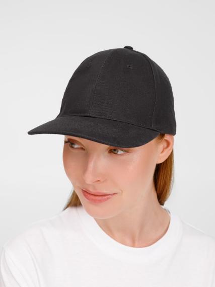 Бейсболка Buffalo, темно-серая (графит)