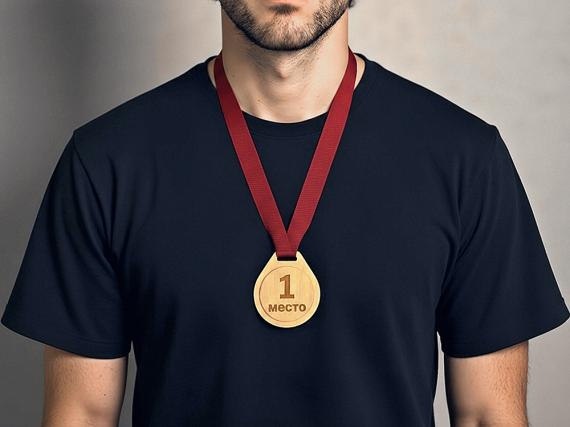 Медаль из бука «Round»