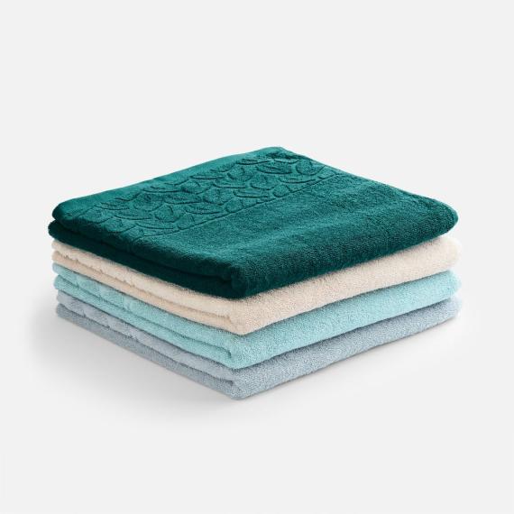 Полотенце махровое Hoya, среднее, темно-бирюзовое