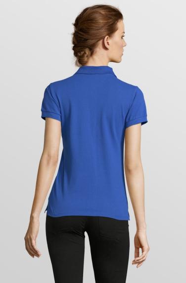Рубашка поло женская People 210 ярко-синяя (royal), размер L