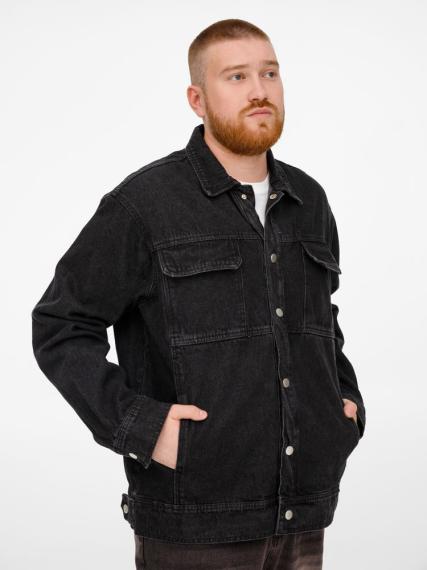 Куртка джинсовая O2, голубая, размер M/L