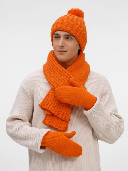 Варежки HappyGo, оранжевые, размер L/XL
