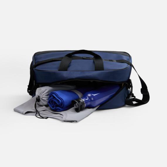 Спортивная сумка Atlantes, синяя с черным