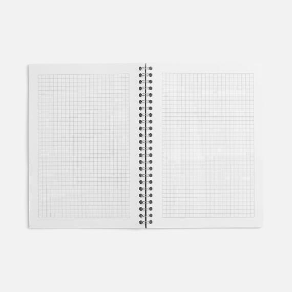 Блокнот Salvador в клетку, темно-синий