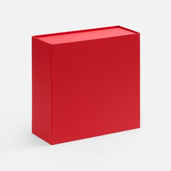 Коробка складная Quadra Fold, красная