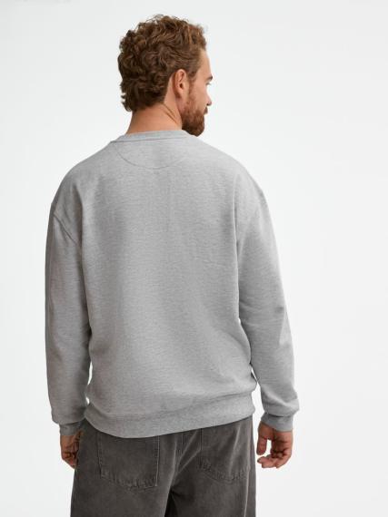 Свитшот унисекс Columbia, серый меланж, размер S