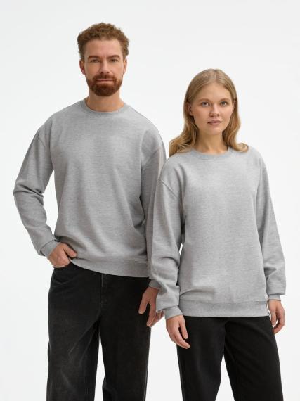 Свитшот унисекс Columbia, серый меланж, размер S