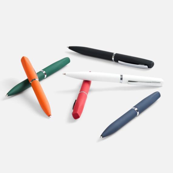 Ручка шариковая Bolt Soft Touch, черная