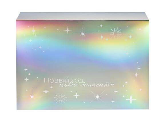 Подарочная коробка с голографическим шубером «Aurora», XL