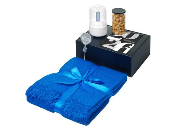 Подарочный набор «Re:Snug» с пледом, увлажнителем и попкорном