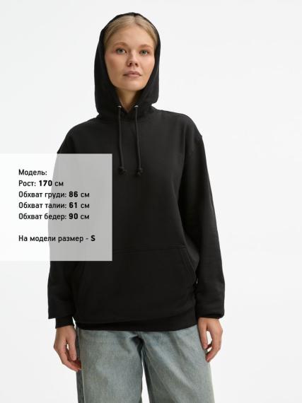 Худи унисекс Condor, черное, размер 5XL