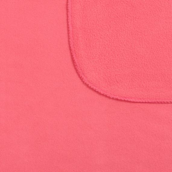 Флисовый плед Warm&Peace XL, розовый (коралловый)