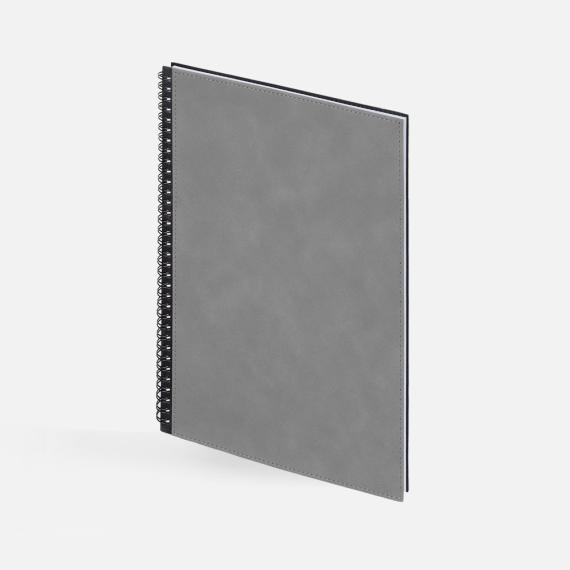 Ежедневник Notera Maxi, недатированный, серый