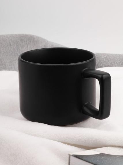 Чашка Jumbo в коробке матовая, черная