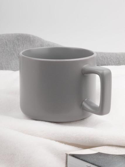 Чашка Jumbo в коробке матовая, светло-серая