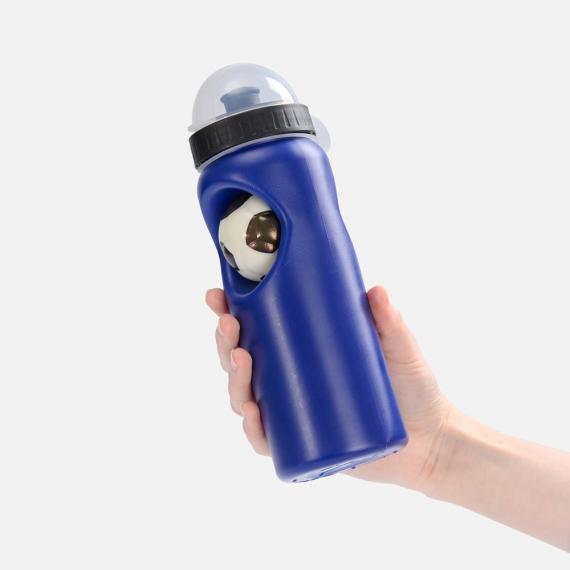 Бутылка с антистрессом Footballer, синяя