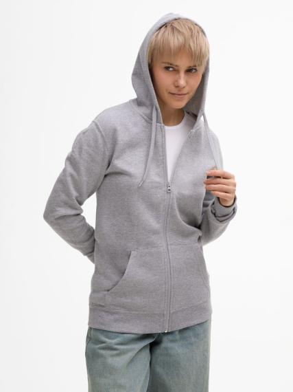 Толстовка унисекс Stone серый меланж, размер 3XL