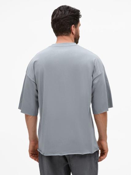 Футболка унисекс T1, серая, размер M/L