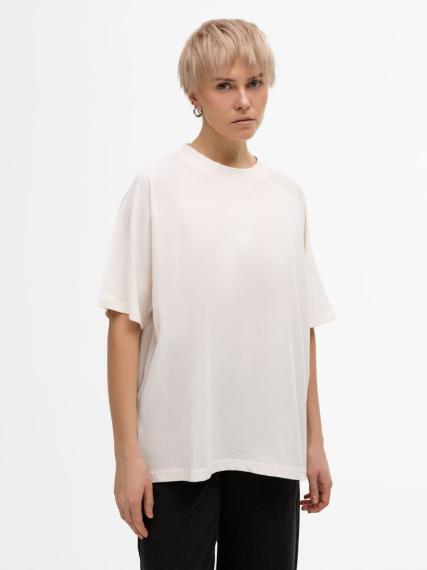 Футболка унисекс T2, молочно-белая, размер M/L