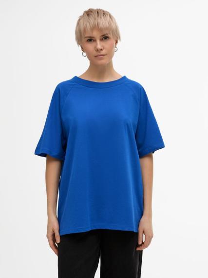 Футболка унисекс T2, синяя, размер XL/XXL