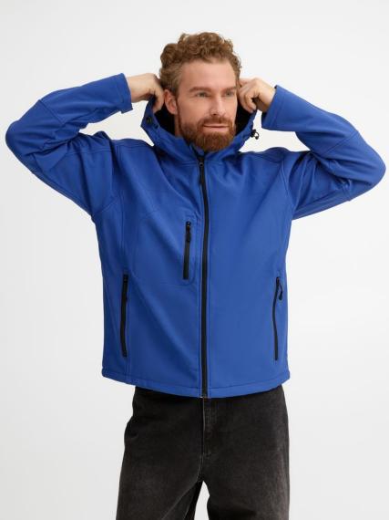 Куртка мужская с капюшоном Replay Men 340, ярко-синяя, размер XS