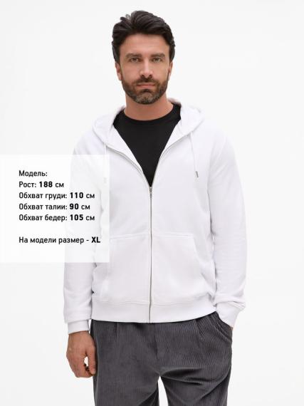 Толстовка унисекс Calipso, белая, размер XS