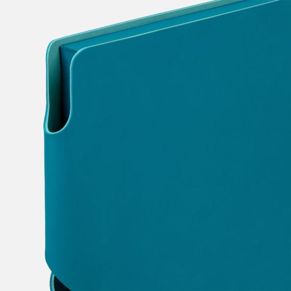 Ежедневник Flexpen Shall, недатированный, бирюзовый