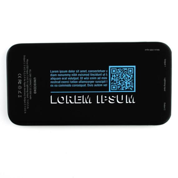 Внешний аккумулятор Uniscend All Day Compact 10000 мAч, черный