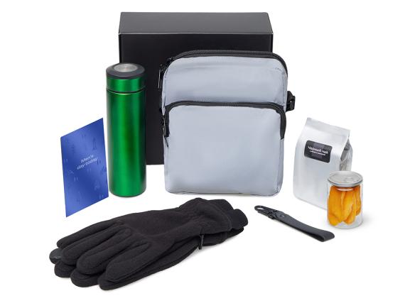 Подарочный набор «Re:m. Step»  с термосом, перчатками и сумкой