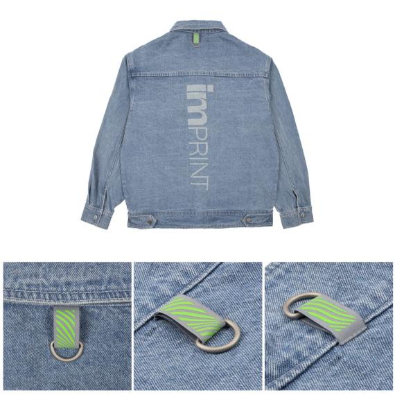 Куртка джинсовая O2, голубая, размер XL/XXL