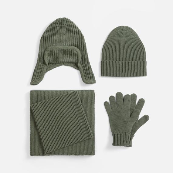 Шарф Catch Match, зеленый (полынь)