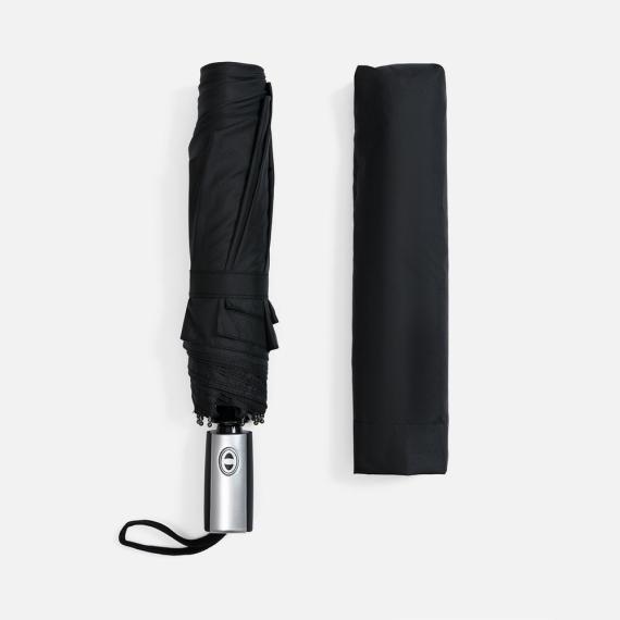 Зонт складной Fiber, черный