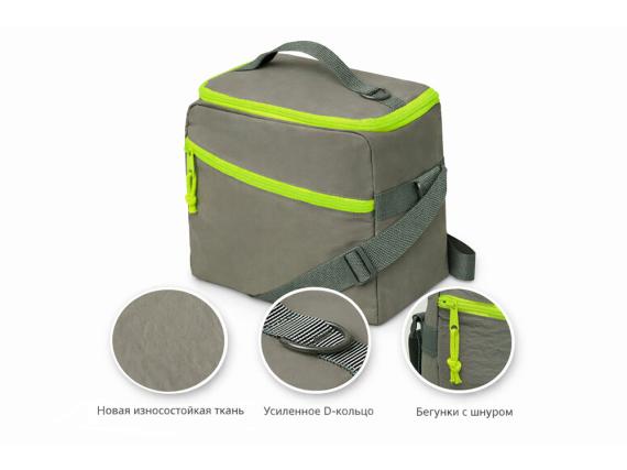 Изотермическая сумка-холодильник «Neo Classic» c контрастной молнией