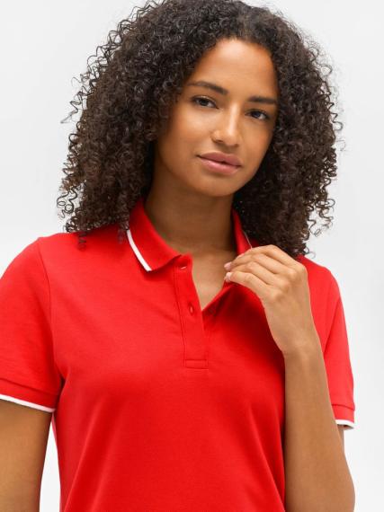 Рубашка поло унисекс Palermo, черная с белым, размер M