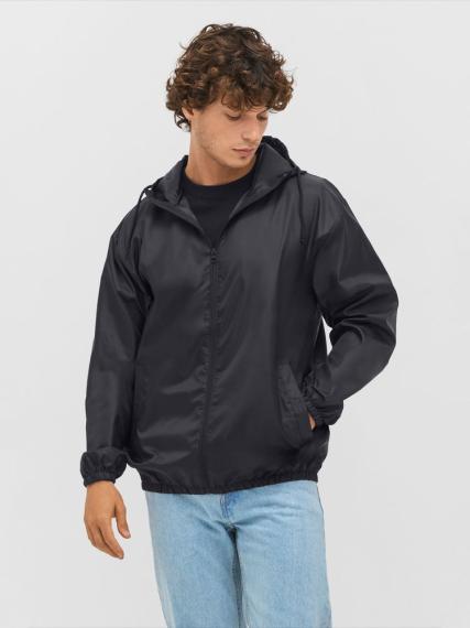 Ветровка унисекс Shield, темно-синяя, размер XS